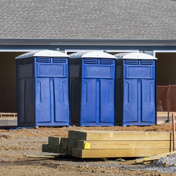 what is the maximum capacity for a single porta potty in La Mirada California